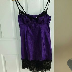 SZ 14 / 16 Lane Bryant purple babydoll
